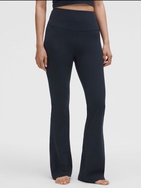 Lululemon Groove Nulu Super-High-Rise Flared Pant Navy